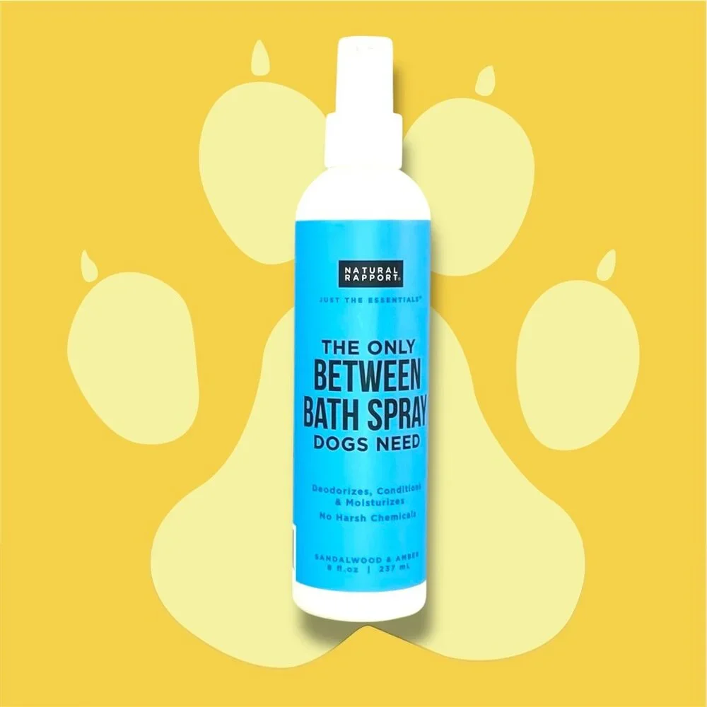 Natural Rapport The Only Between Bath Sandalwood & Amber Dogs Need (8 fl.oz)